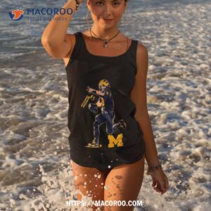 michigan football jj mccarthy superstar pose photo design shirt tank top