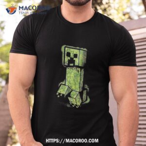 Minecraft Creeper Graffiti Sit Shirt