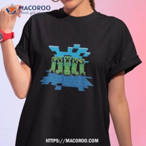 Minecraft Creeper Mob Line Up Shirt
