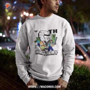 minecraft group shot happy 6th birthday shirt sweatshirt