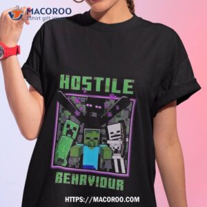 Minecraft Hostile Behavior Shirt
