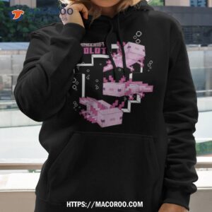 Minecraft Pink Axolotl Pond Shirt