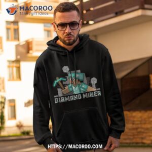 Minecraft Steve Diamond Miner Shirt