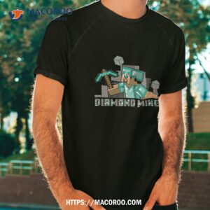 Minecraft Steve Diamond Miner Shirt