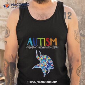 minnesota vikings autism accept understand love 2023 shirt tank top