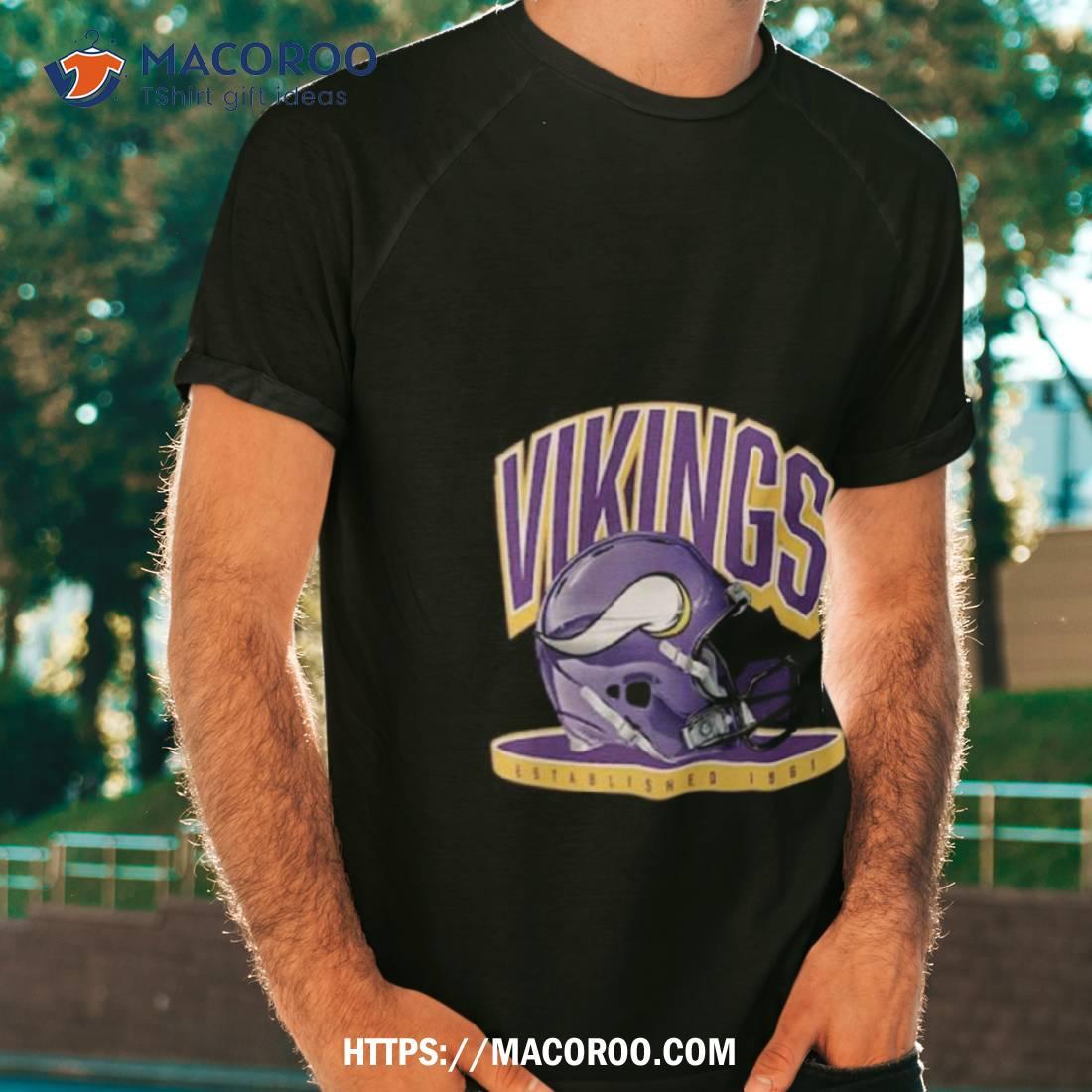 Youth Purple Minnesota Vikings Helmet T-Shirt