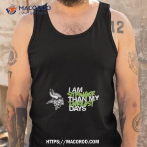 minnesota vikings i am stronger than my darkest days shirt tank top