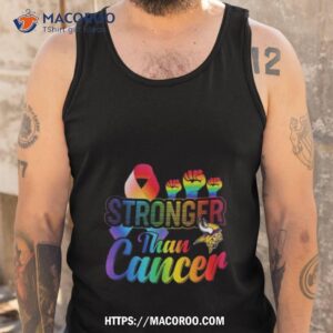 minnesota vikings stronger than cancer shirt tank top