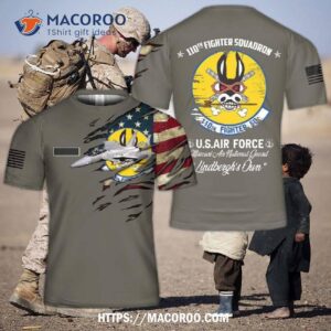 Missouri Air National Guard 110th Fighter Squadron Mcdonnell Douglas F-15c Eagle 3D T-Shirt