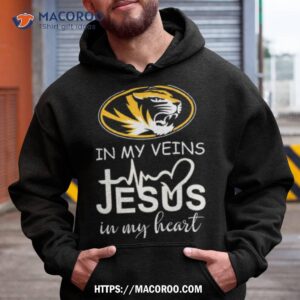 Missouri Tigers Logo 2023 In My Veins Jesus In My Hearshirt