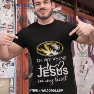 Missouri Tigers Logo 2023 In My Veins Jesus In My Hearshirt