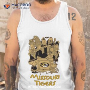 missouri tigers the simpsons halloween shirt tank top