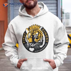 Mizzou Tigers First And Finest 2023 Official Homecoming Gold Shirt
