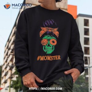 momster funny mama halloween skull mom of monsters shirt spooky scary skeletons sweatshirt