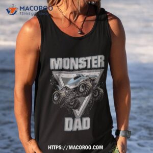 monster truck dad are my jam lovers shirt good presents for dad tank top