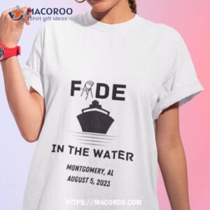 Montgomery River Boat Fight 2023 Fade In The Water Shirt