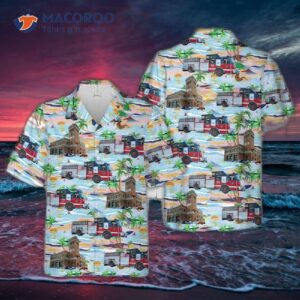 Montreal Fire Department Station No 03 Hawaiian Shirt