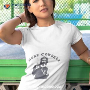 more cowbell retro design logo shirt tshirt 1