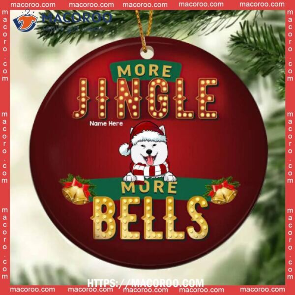 More Jingle Bells, Paw Print Ornament