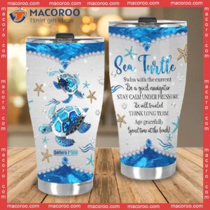 mother s day mom love is like no other sea turtle stainless steel tumbler 3