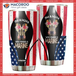 mothers day gifts proud us marine mom stainless steel tumbler 0