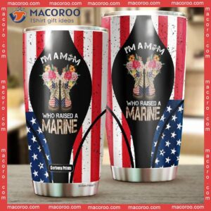 mothers day gifts proud us marine mom stainless steel tumbler 1