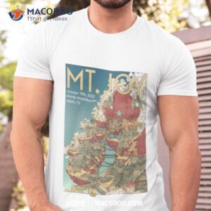 Mt.joy October 10 2023 Moody Amphitheater Austin Texas Event Poster Shirt