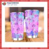 Mushroom Trippy Lsd Psychedelic Skinny Stainless Steel Tumbler