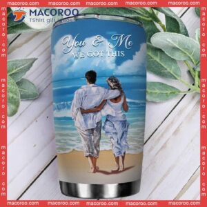 my husband beach love stainless steel tumbler 1