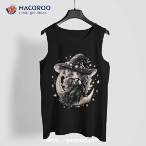 mysterious witchcraft halloween witch design shirt tank top