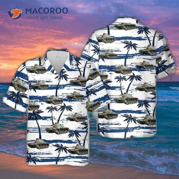 National Guard M60 Tank Hawaiian Shirt