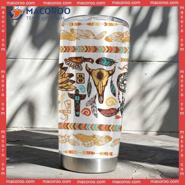 Native American Stainless Steel Tumbler