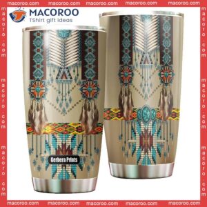 Native American Stainless Steel Tumbler