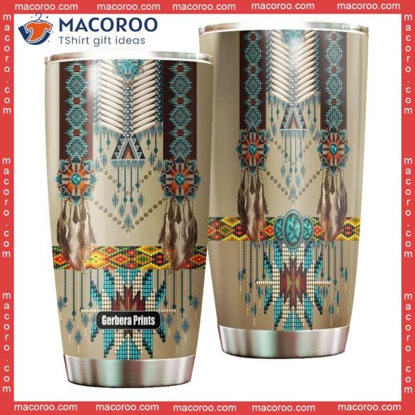 Native American Stainless Steel Tumbler