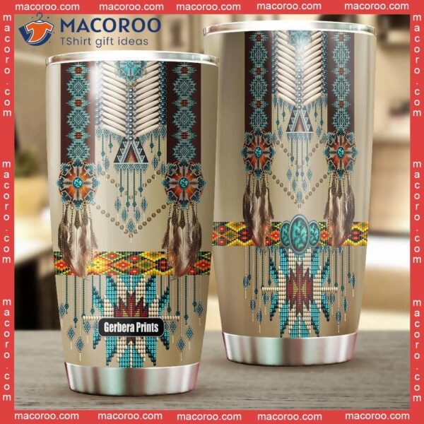 Native American Stainless Steel Tumbler