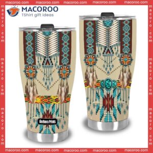 native american stainless steel tumbler 2