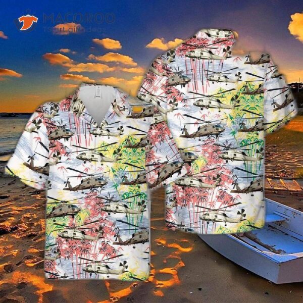 Navy Sikorsky Sh-60 Seahawk Hawaiian Shirt