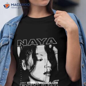 Naya Rivera Chromatic Art Black And White Shirt