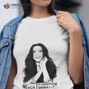 Naya Rivera Glee Star Black And White Shirt