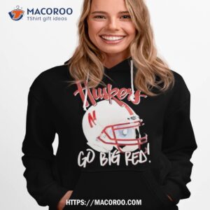 nebraska cornhuskers go big red vintage helmeshirt hoodie 1