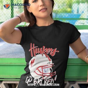 Nebraska Cornhuskers Go Big Red Vintage Helmeshirt