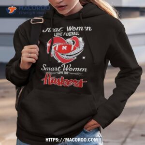 Nebraska Cornhuskers Real Women Love Football Smart Women Love The Huskers Diamond Love Shirt