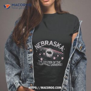Nebraska The Center Of The Volleyball Universe Shirt