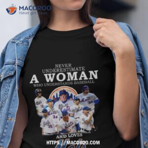 Never Underestimate A Woman Who Understands Baseball And Loves Mets Shirt