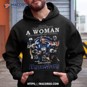 Never Underestimate A Woman Who Understands Football And Loves Pennstate Shirt