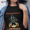 Never Underestimate An Old Lady With A Black Cat Halloween Pumpkin Shirt