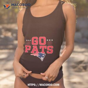 New England Patriots Go Pats Profile Big & Tall Two Sided Shirt