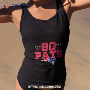 New England Patriots Go Pats Profile Big & Tall Two Sided Shirt