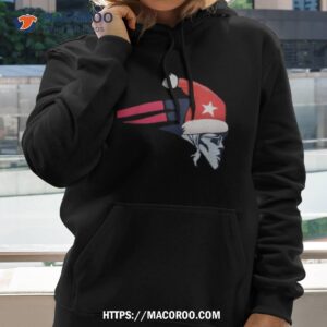 new england patriots santa hat logo christmas shirt hoodie 2