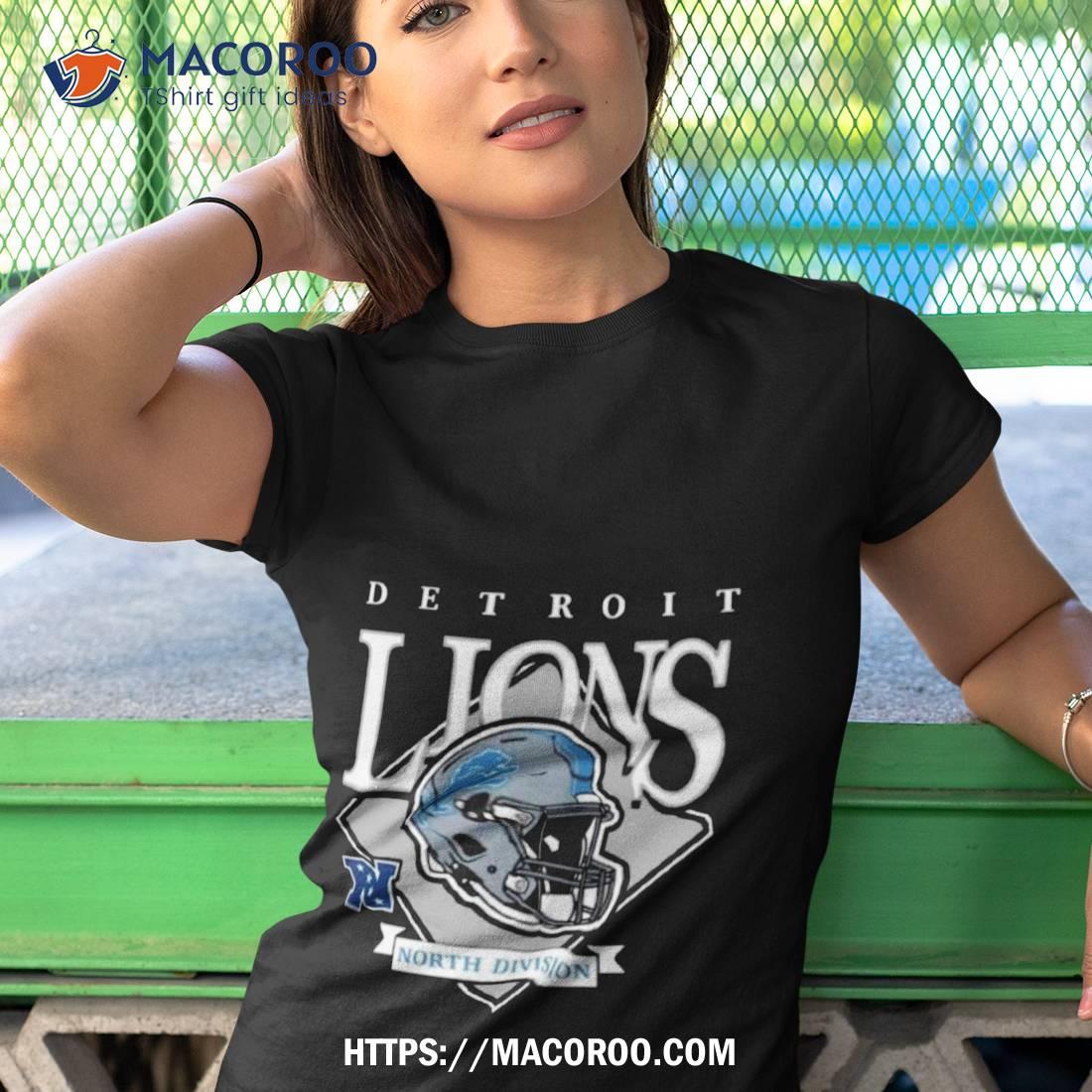 New Era Blue Detroit Lions Team Logo 2023 Tee Shirt Hoodie Tank